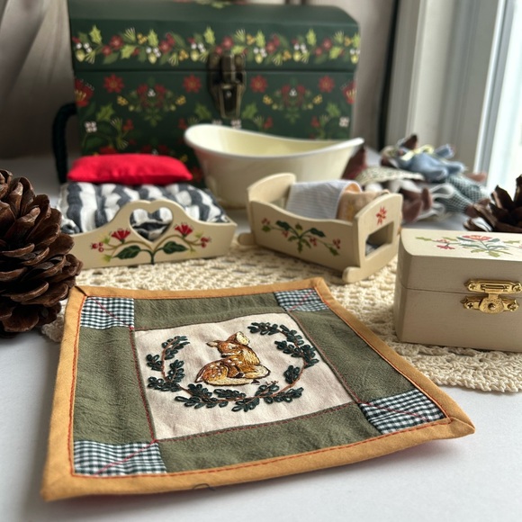 Charming Red Stag linen Family - Picture 4 of 16